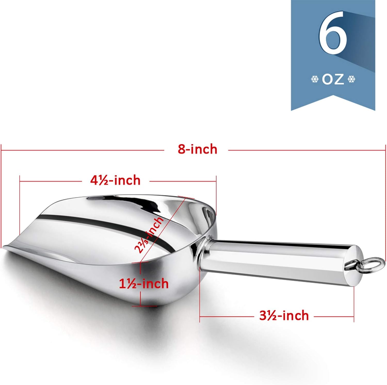 Stainless Steel Ice Scoop Set  - đánh giá và giá Kitchen Baking Pantry