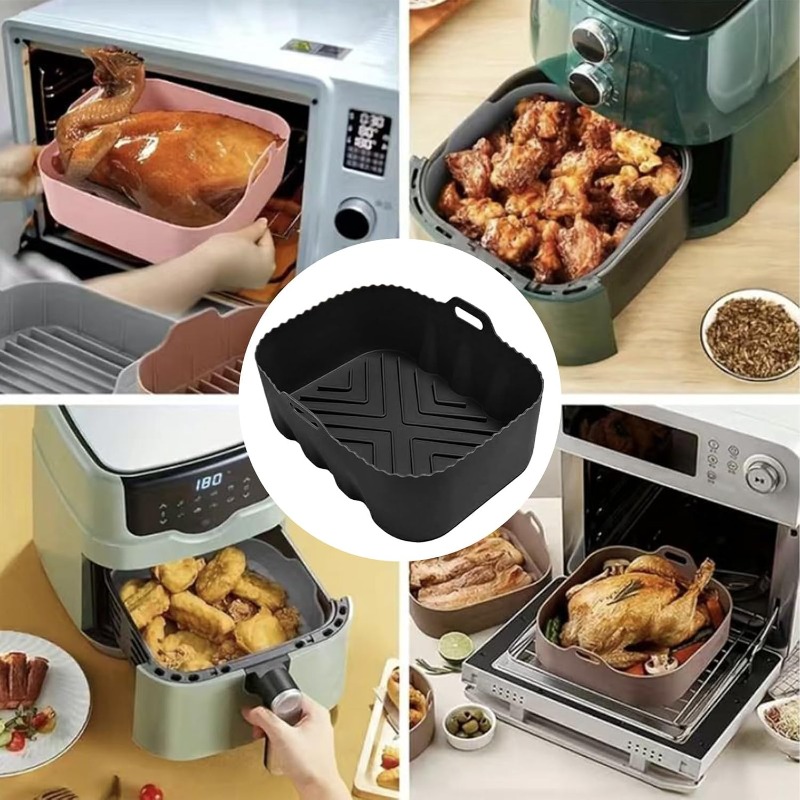 Reusable Silicone Air Fryer Li - đánh giá và giá Kitchen Baking Tray